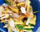 レンジでポークストロガノフ丼作り方10写真