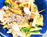 レンジでポークストロガノフ丼作り方11写真