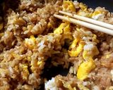 ニンニク醤油の玉子チャーハン作り方3写真