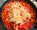 手羽中のトマトチーズ煮込み作り方12写真