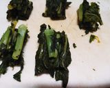 大根菜鶏肉ロール作り方4写真