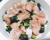 大根菜鶏肉ロール作り方6写真