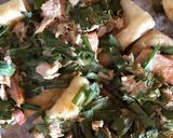 納豆とニラツナの油揚げ焼き作り方1写真