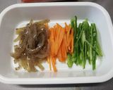 こんにゃくとピーマンの味噌炒め作り方1写真