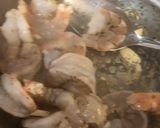 えびとほうれん草のレモン風味パスタ作り方1写真