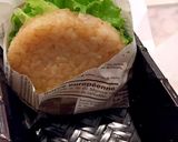 中学生 おにぎりバーガー 秋弁当 詰め方作り方4写真