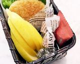 中学生 おにぎりバーガー 秋弁当 詰め方作り方9写真