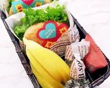 中学生 おにぎりバーガー 秋弁当 詰め方作り方10写真