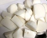 お大根と大豆の煮物作り方1写真