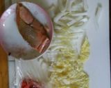 秋鮭と白菜とからし明太子のクリームパスタ作り方1写真