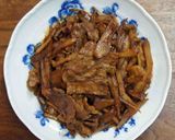 ほかほかご飯に牛肉とごぼうの味噌炒め作り方3写真