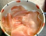 生ハム丼(韓国風)作り方1写真