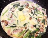 ほうれん草のクリームパスタ作り方4写真
