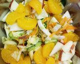 給食の⭐林檎とみかんのフルーティーサラダ作り方2写真