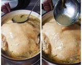 バーミキュラで丸鶏の参鶏湯作り方13写真