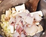 水煮大豆が美味い！イカのトマト煮作り方7写真