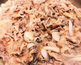 簡単時短油なし!激うま甘辛牛丼作り方5写真