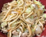 野菜タップリあっさり焼きうどん作り方9写真