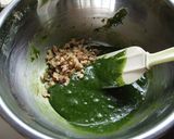 ホワイトチョコの 抹茶ブラウニー作り方4写真