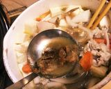 冬野菜のごま豆乳豚汁作り方6写真
