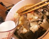 冬野菜のごま豆乳豚汁作り方7写真