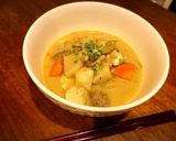 冬野菜のごま豆乳豚汁作り方8写真