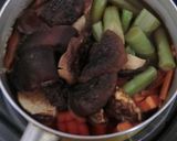 秋田のにおさくと干しシイタケの煮物作り方3写真