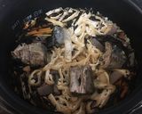 ひじきとサバ水煮の炊き込みご飯作り方8写真