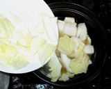 鮭のみぞれ鍋♪簡単白菜鍋つゆスープ作り方10写真