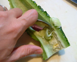 ゴーヤ・しそ・みょうがのゴマ梅醤油和え作り方1写真