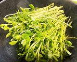 豆苗ナムル　フライパンだけ　簡単　節約作り方1写真