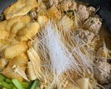 残った味噌汁でピリ辛つくね鍋作り方7写真
