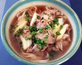 ☆牛肉とネギの肉うどん☆作り方8写真