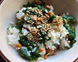 納豆とニラのシンプル混ぜご飯作り方4写真