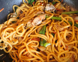ヨウサマの減塩牡蛎のオイスター焼きそば作り方6写真