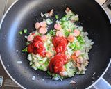 ウィンナーとピーマンのケチャップライス作り方3写真