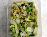 簡単副菜♪大量消費♪白菜とツナのサラダ作り方3写真