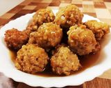 高野豆腐入り肉団子(和風あんかけ)作り方6写真