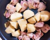超簡単！生姜香る♪トマト風味の鶏肉じゃが作り方2写真