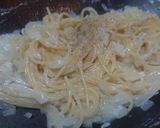 男の簡単レンジでクリームパスタ作り方4写真