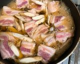 バラ肉とごぼうの甘辛煮作り方4写真