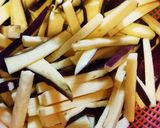 ハチミツで固まらない時短さつまいも♥゛作り方4写真