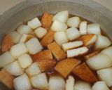 大根の煮物(さつま揚げ、ベビーホタテと)作り方5写真
