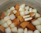 大根の煮物(さつま揚げ、ベビーホタテと)作り方5写真