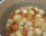 大根の煮物(さつま揚げ、ベビーホタテと)作り方7写真