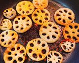 ☆鱈と蓮根パプリカきのこの甘酢あん炒め☆作り方8写真