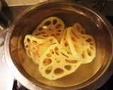 レンコンのはさみ揚げ(˙ᗜ˙)作り方1写真