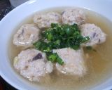 エリンギ鶏団子汁作り方5写真