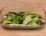 チンゲン菜のオイスター炒め作り方6写真
