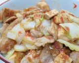 白菜と豆腐と豚肉の美味うま煮 桜えび風味作り方17写真